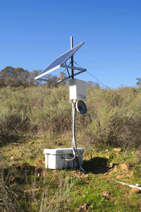 The Ecology Program Area operates a variety of automated devices to measure the physical and chemical aspects of soils and the atmosphere.