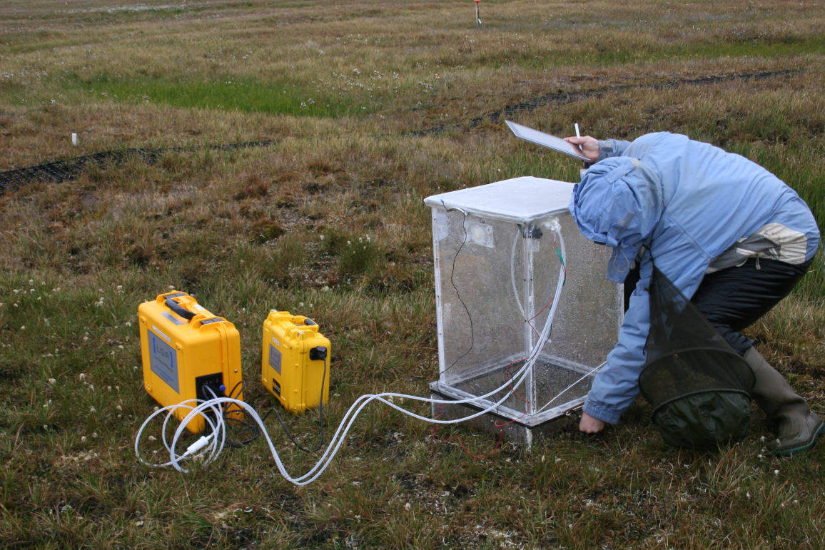 Measuring tundra greenhouse gases in Alaska