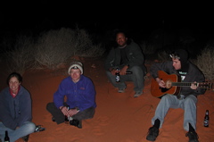 singing songs on the dunes